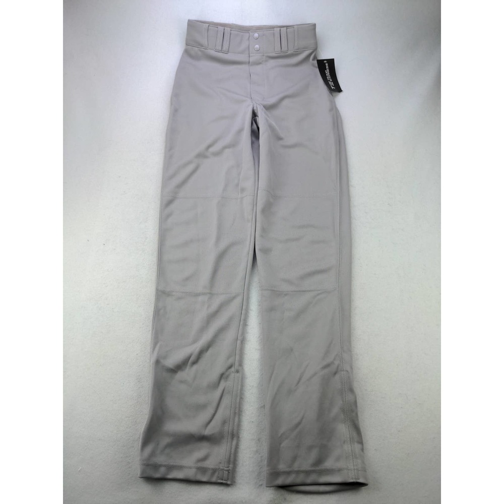 BE Team Express Baseball Pants Size S Gray 13.5W 32.5 Inseam New With Tags